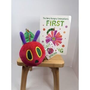 Kohl's Cares Very Hungry Caterpillar Plush Toy & First Spring Board Book Set NEW